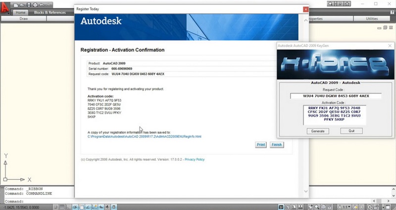 autocad 2009 ket thuc crack