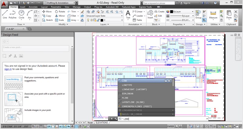 autocad 2014 giao dien