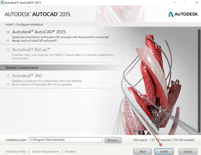 autocad 2015 can nhac cai dat