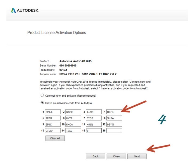 autocad 2015 nhap ma kich hoat