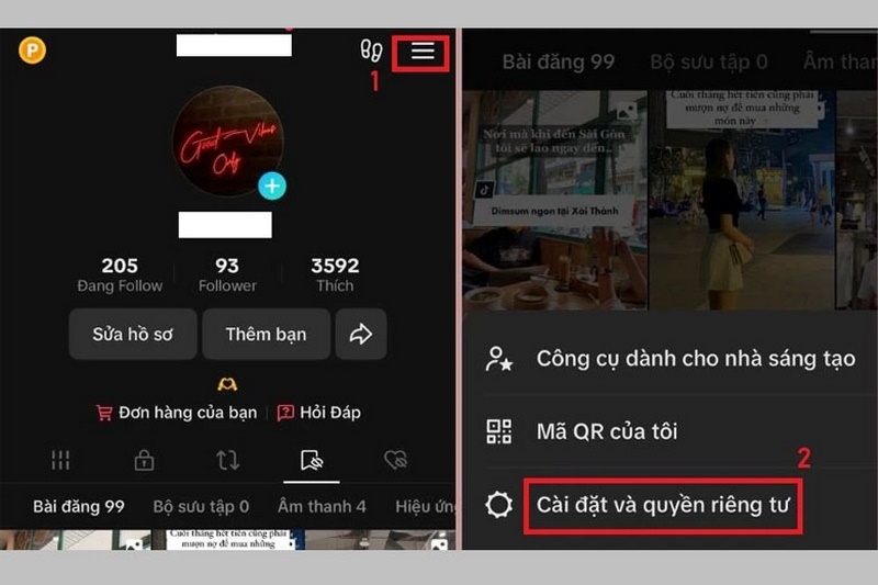 cach xem lai live tren tiktok tren trang ca nhan