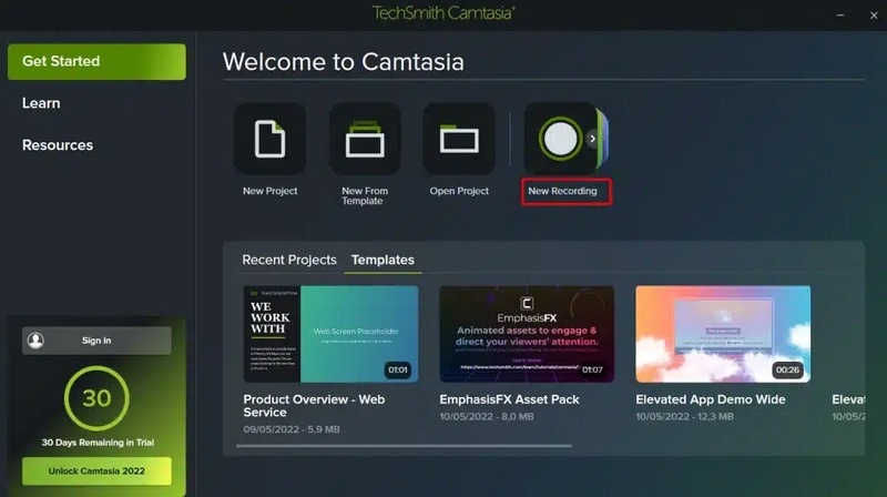 camtasia 2022 tien ich