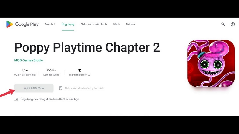 Tải Ngay Poppy Playtime Chapter 1 APK Cho Android – Game Kinh Dị Gay Cấn! 4 Sau đó các bạn đã có thể tải xuống thật mau rồi