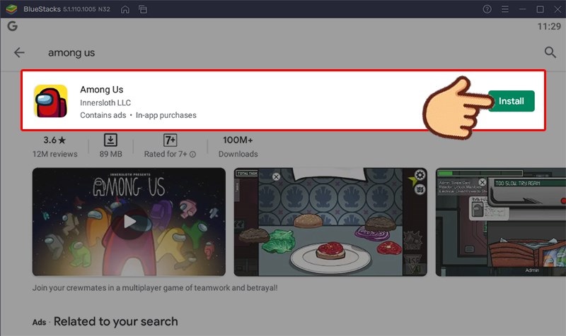 Hướng Dẫn Tải Among Us APK Cho Android – Game Xã Hội Gây Nghiện! 5 Các bạn hãy chú ý tập trung thực hiện lần lượt các thao tác