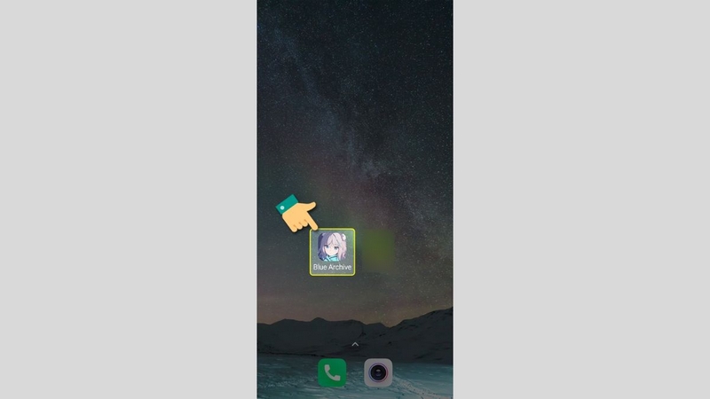 Cách Tải Blue Archive APK Cho Android Nhanh & Đơn Giản Nhất 5 Tựa game được tải về hiện lên ở màn hình chính điện thoại