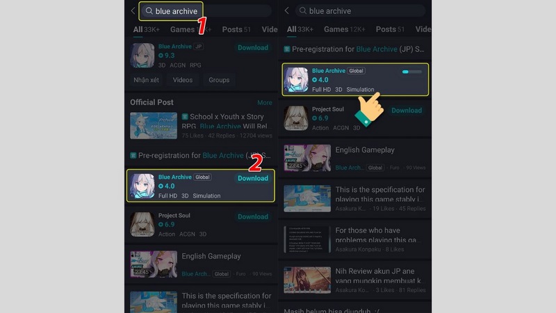 Cách Tải Blue Archive APK Cho Android Nhanh & Đơn Giản Nhất 3 Các bạn có thể tìm kiếm được blue archive một cách dễ dàng