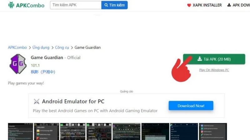 Cách tải game Guardian APK cho Android nhanh & đơn giản nhất 2 Các bạn hãy tải apk theo đường link uy tín vừa rồi