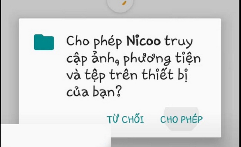 Hướng Dẫn Tải Nicoo APK Cho Android – Kho Tùy Chỉnh Free Fire! 4 Bạn cho phép hệ thống truy cập các tệp tin trên thiết bị