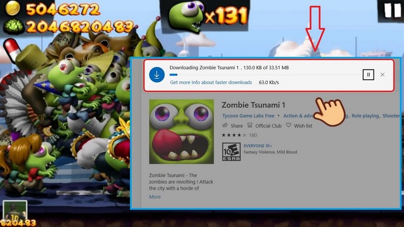 Download Zombie Tsunami APK Cho Android – Game Thây Ma Độc Đáo! 3 Các bước tải Zombie Tsunami apk trên windows