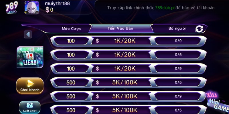 Những trò bài phổ biến thu hút nhiều lượt chơi