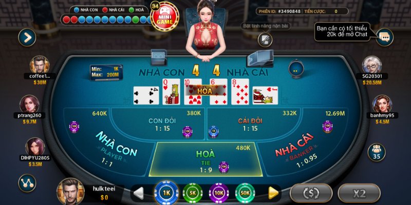 Danh sách trò chơi game bài phổ biến tại Game bài Hitclub