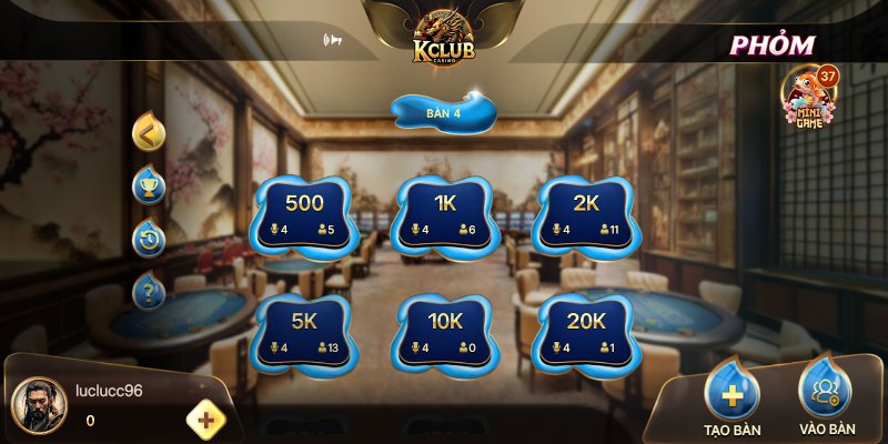 Trải Nghiệm Game Bài Kclub Uy Tín, Tỷ Lệ Thắng Hấp Dẫn 3 Game bài Phỏm đề cao chiến thuật và tính toán