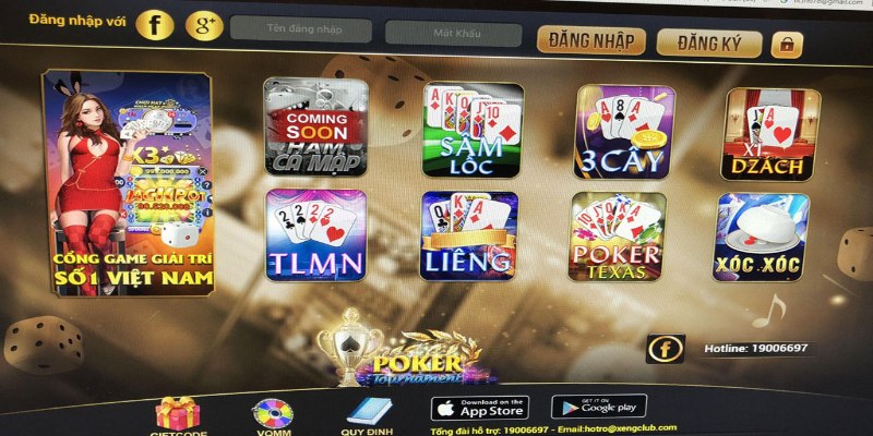 Đa dạng hệ thống game bài hấp dẫn