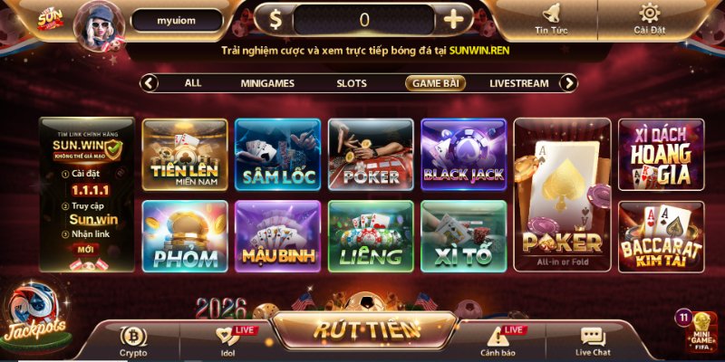 Chuyên mục game bài Sunwin nổi bật với giao diện hiện đại 